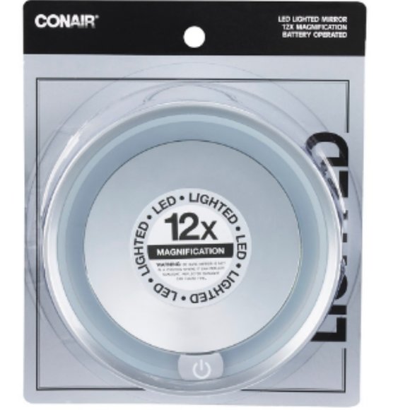 Other - Conair 12x Magnification Dome Lighted Mirror